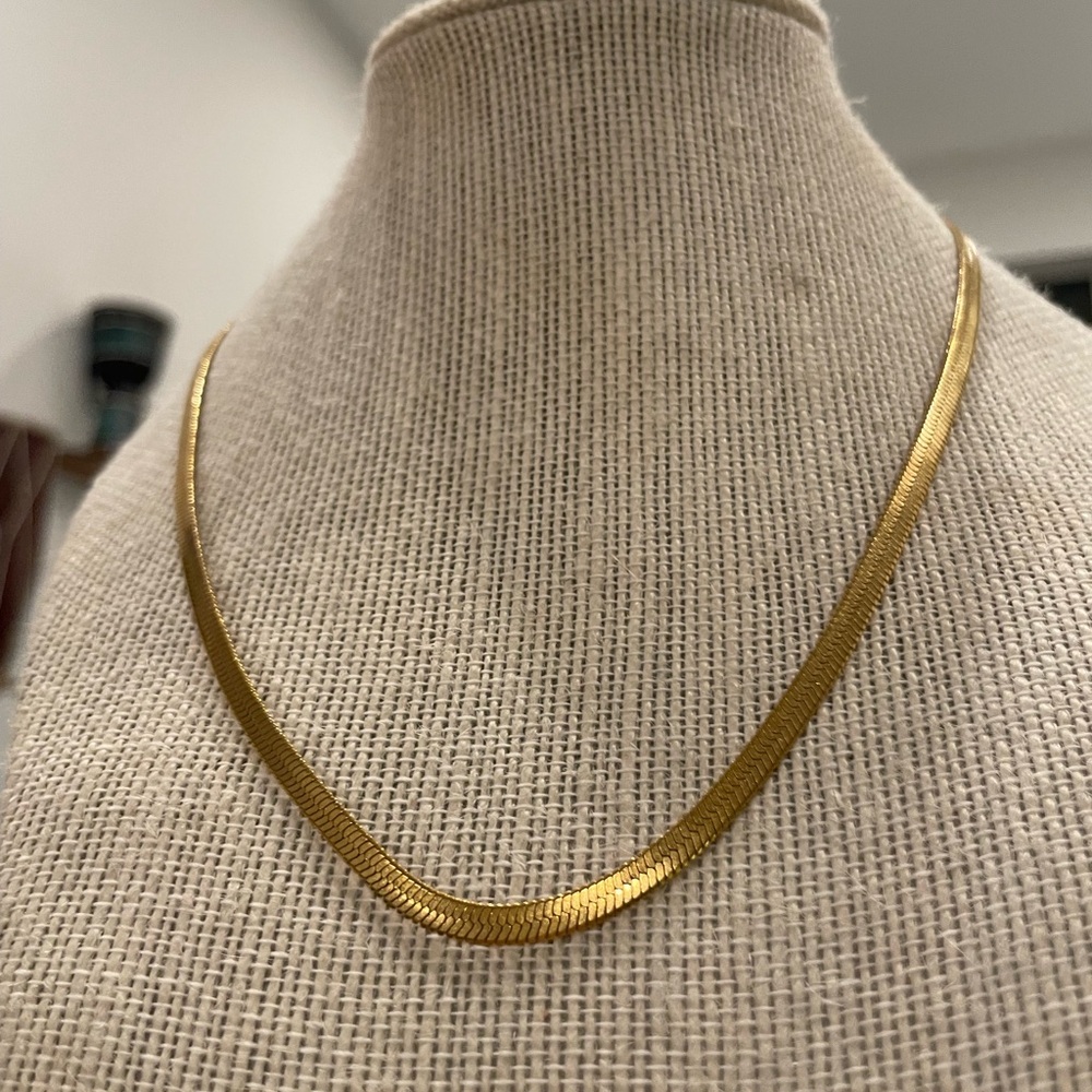 Gold Snake Chain Necklace